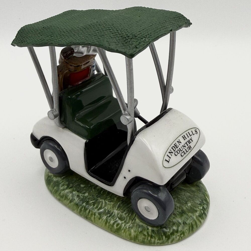 Department 56 "First Round Of The Year" Golf Cart